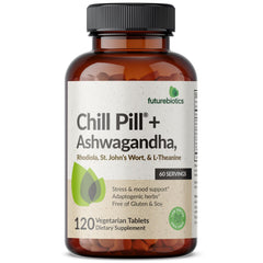 Non-GMO badge on Chill Pill+ packaging
