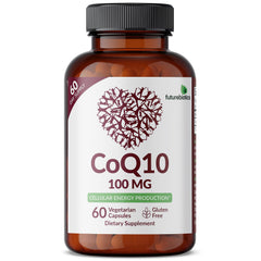 Gluten-free label on Futurebiotics CoQ10 packaging