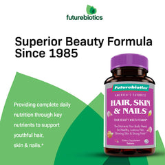 Close-up of bottle back showing supplement facts