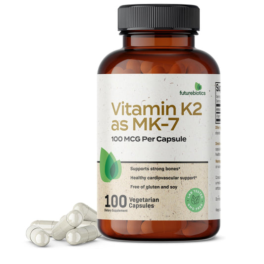 Futurebiotics Vitamin K2 MK-7 100 mcg vegetarian capsules