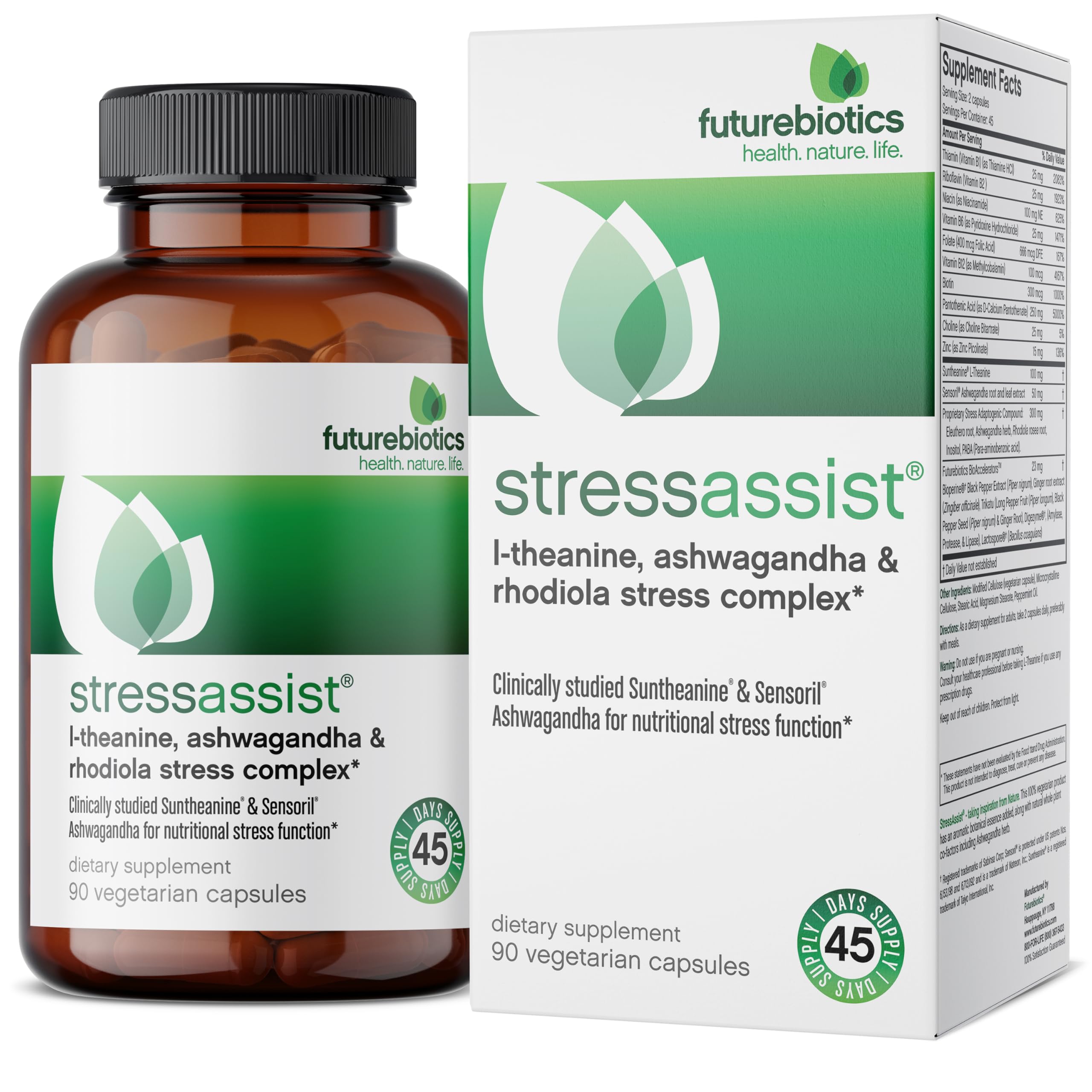 Inositol and PABA included in StressAssist