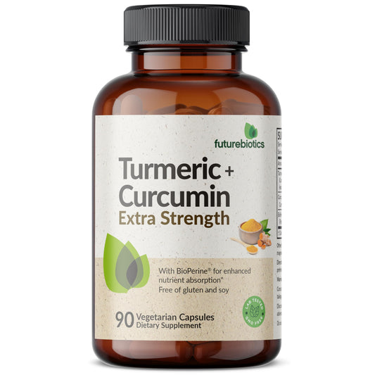 Futurebiotics Turmeric + Curcumin 1500 MG bottle in hero image