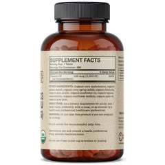 Close-up of Futurebiotics Vitamin D3 5000 IU tablets