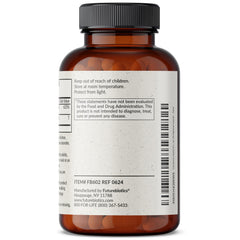 Lifestyle shot of Futurebiotics K2+D3 bottle on a counter