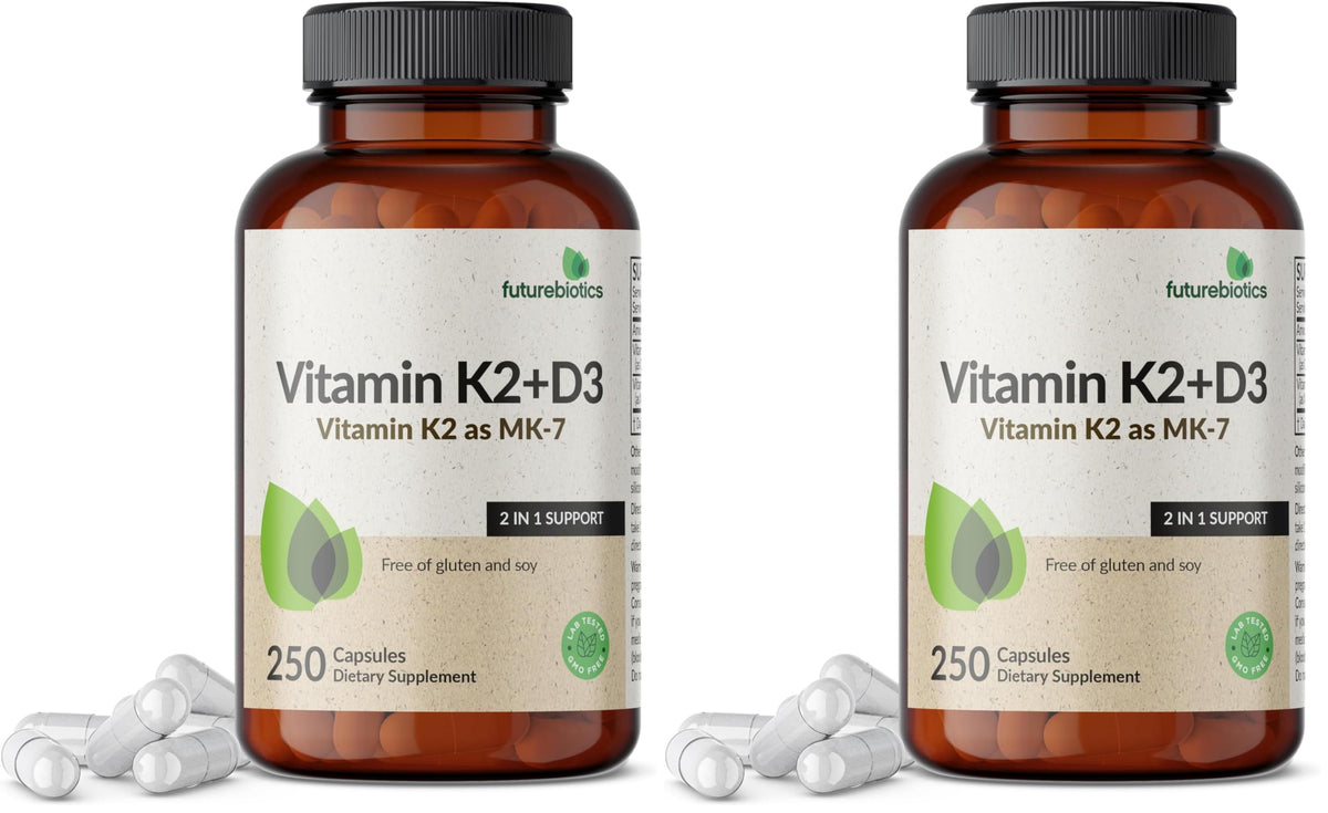 Futurebiotics Vitamin K2 MK-7 with D3 bottle front
