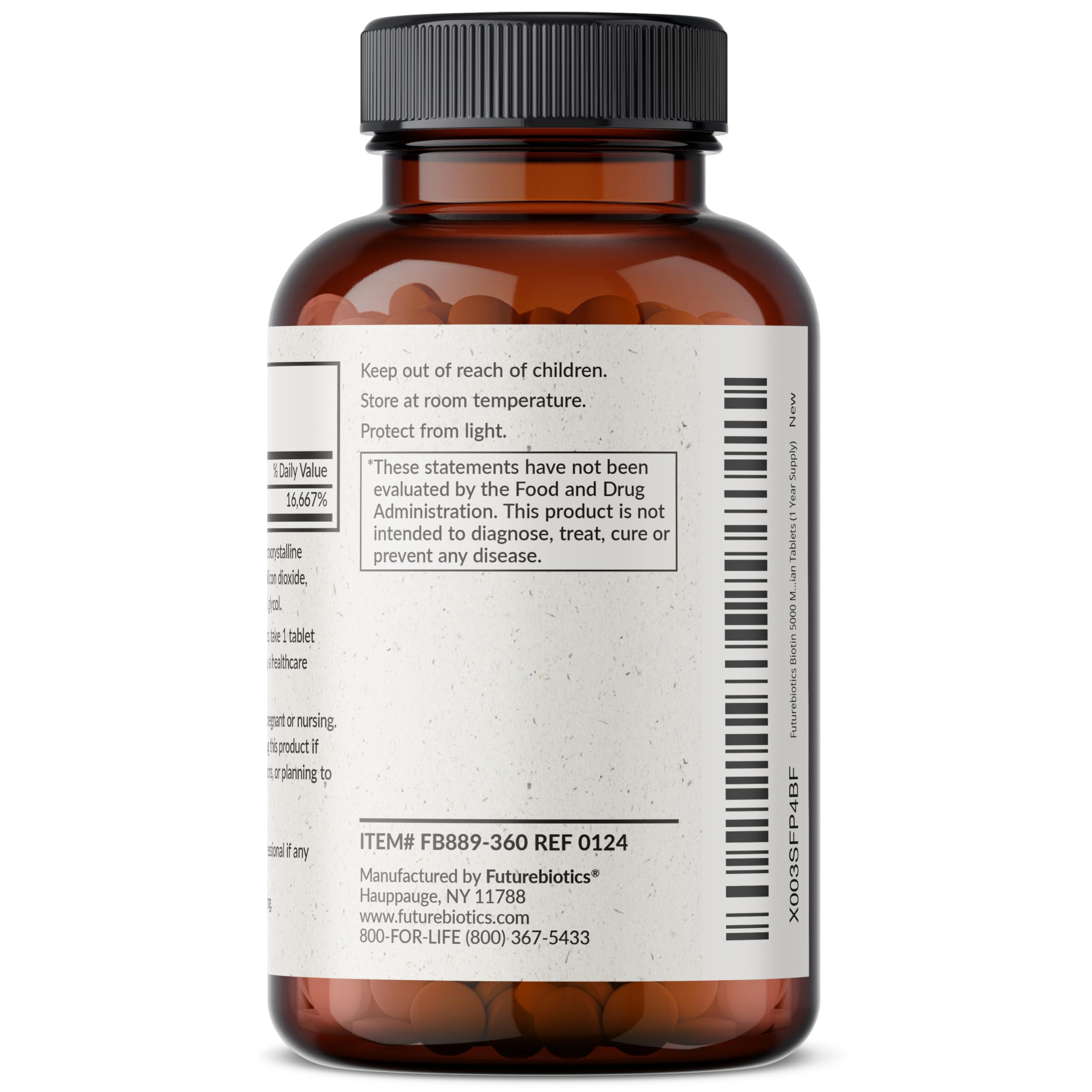 cGMP facility where Futurebiotics Biotin is manufactured in New York