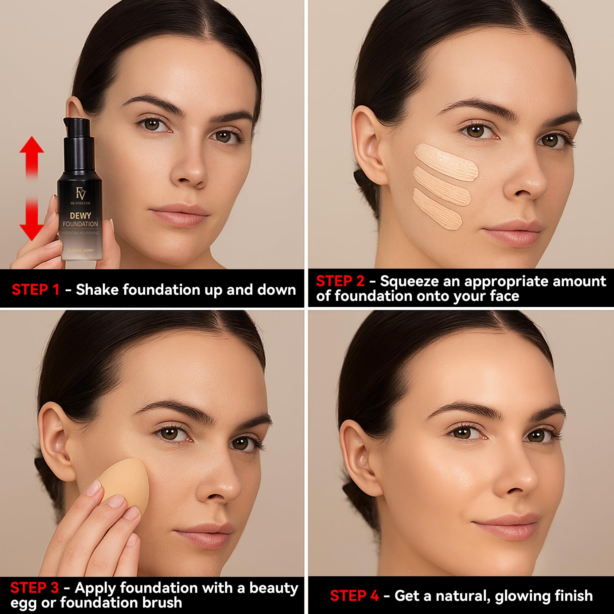 FV Flawless radiance captured in a bottle for combination skin.