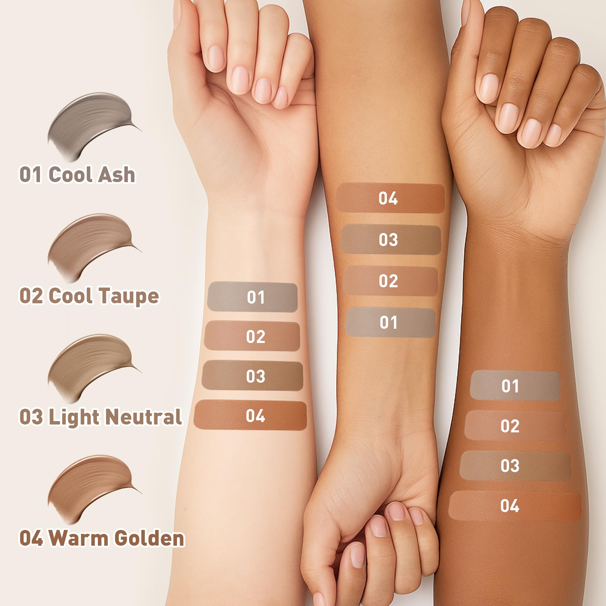 FV Liquid Contour Stick 02 Cool Taupe cheek contour for defined features