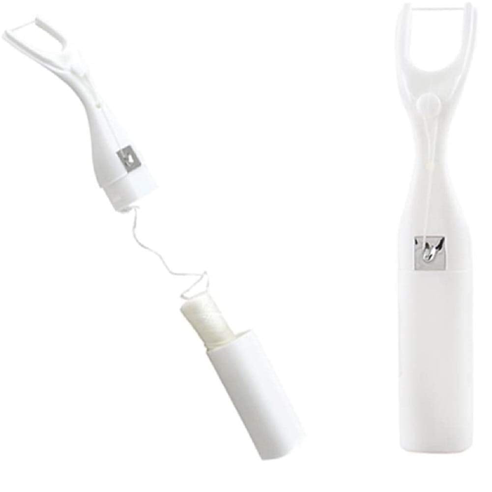 FveBzem Dental Floss Holder with ergonomic 135-degree angled head for easy interdental access