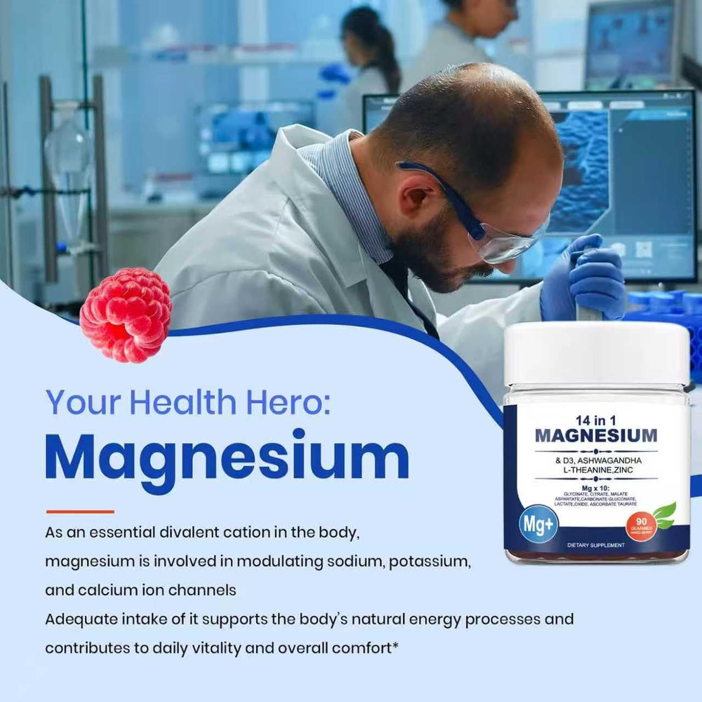 90-count bottle of FW ZONE DeepCalmly Magnesium Gummies