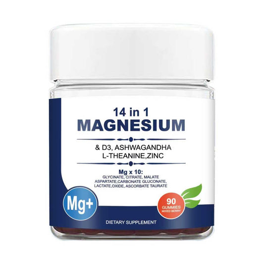 FW ZONE DeepCalmly Magnesium Gummies bottle and packaging