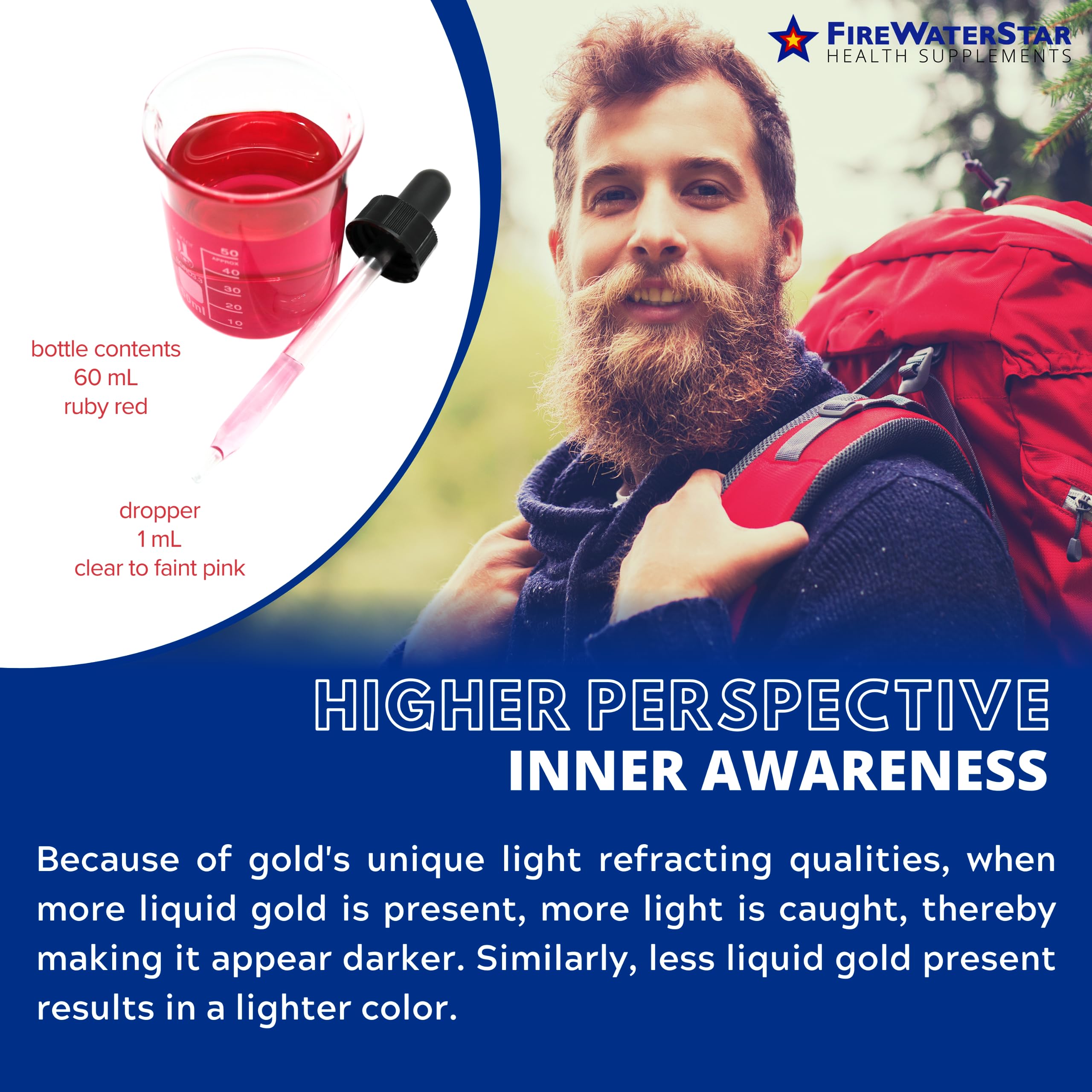 Product label focusing on brain boost, awareness, and intuition