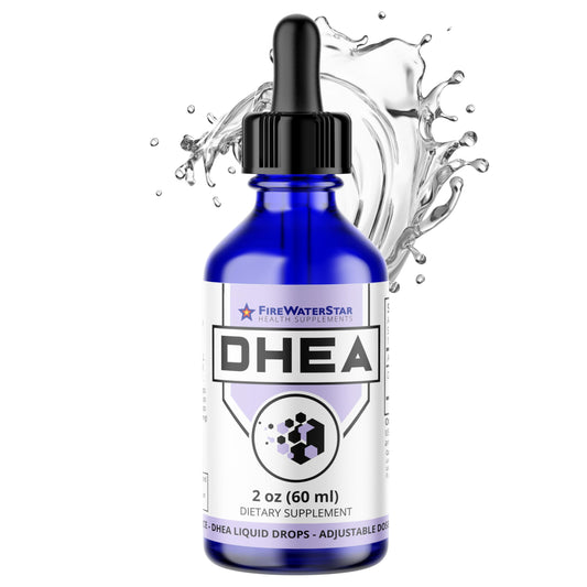 FWS DHEA Liquid Drops bottle with dropper