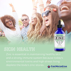 Side view of FWS Liquid Zinc Supplement bottle