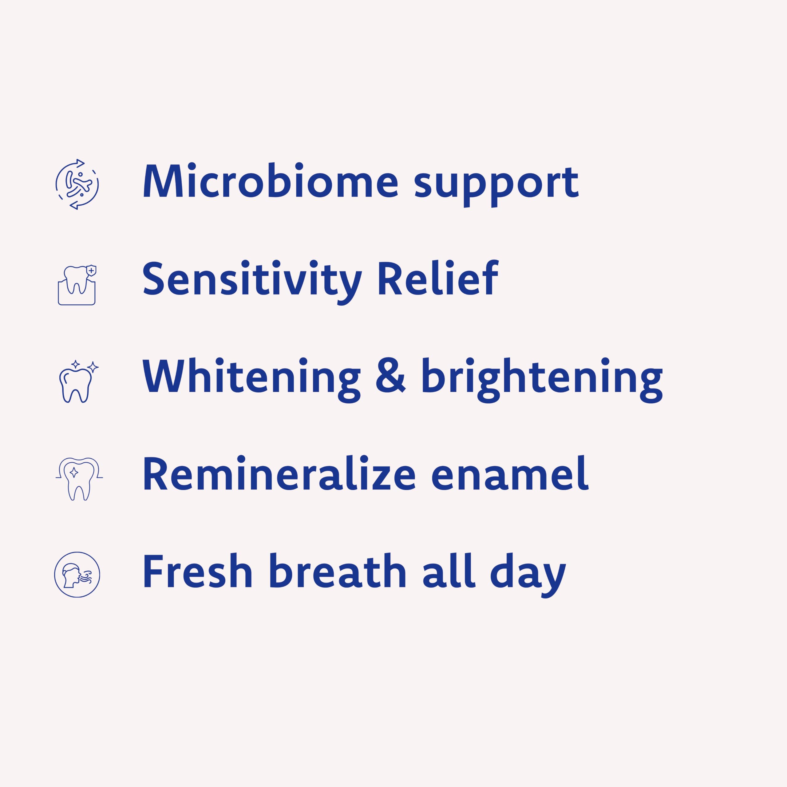 Fluoride-free, SLS-free Fygg toothpaste with prebiotics concept