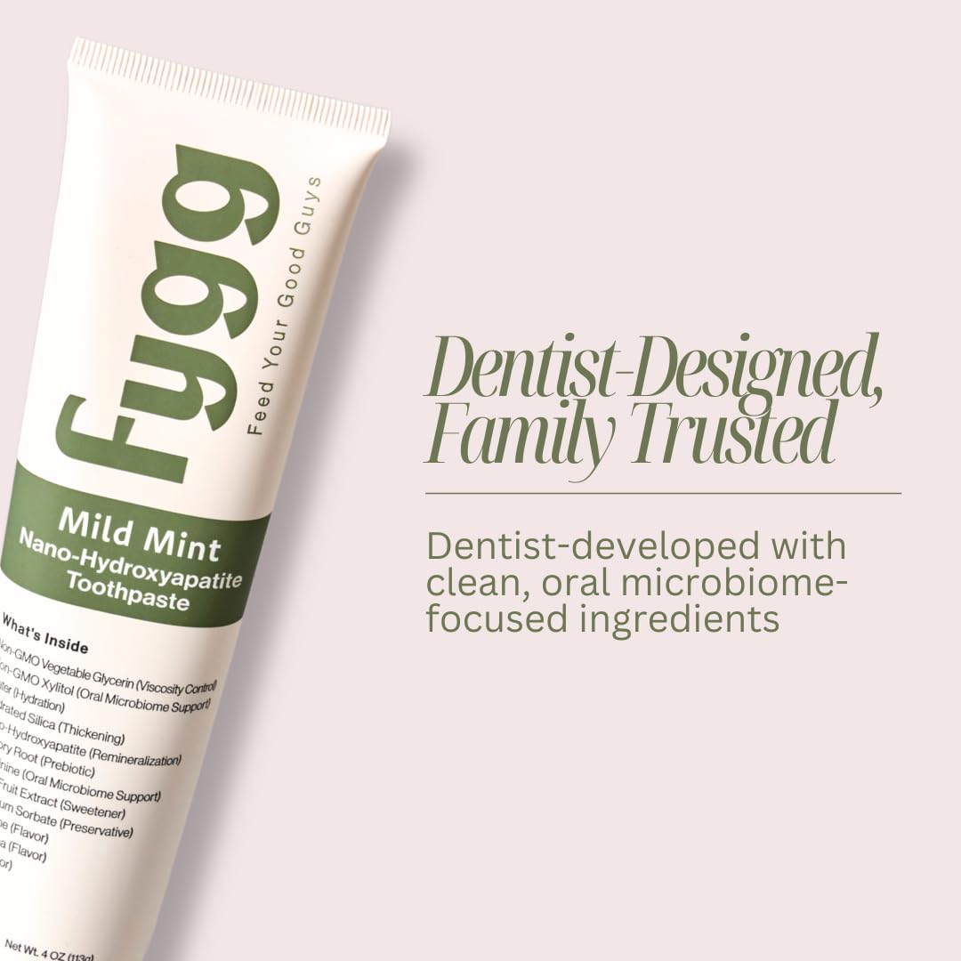Adults and kids using Fygg toothpaste