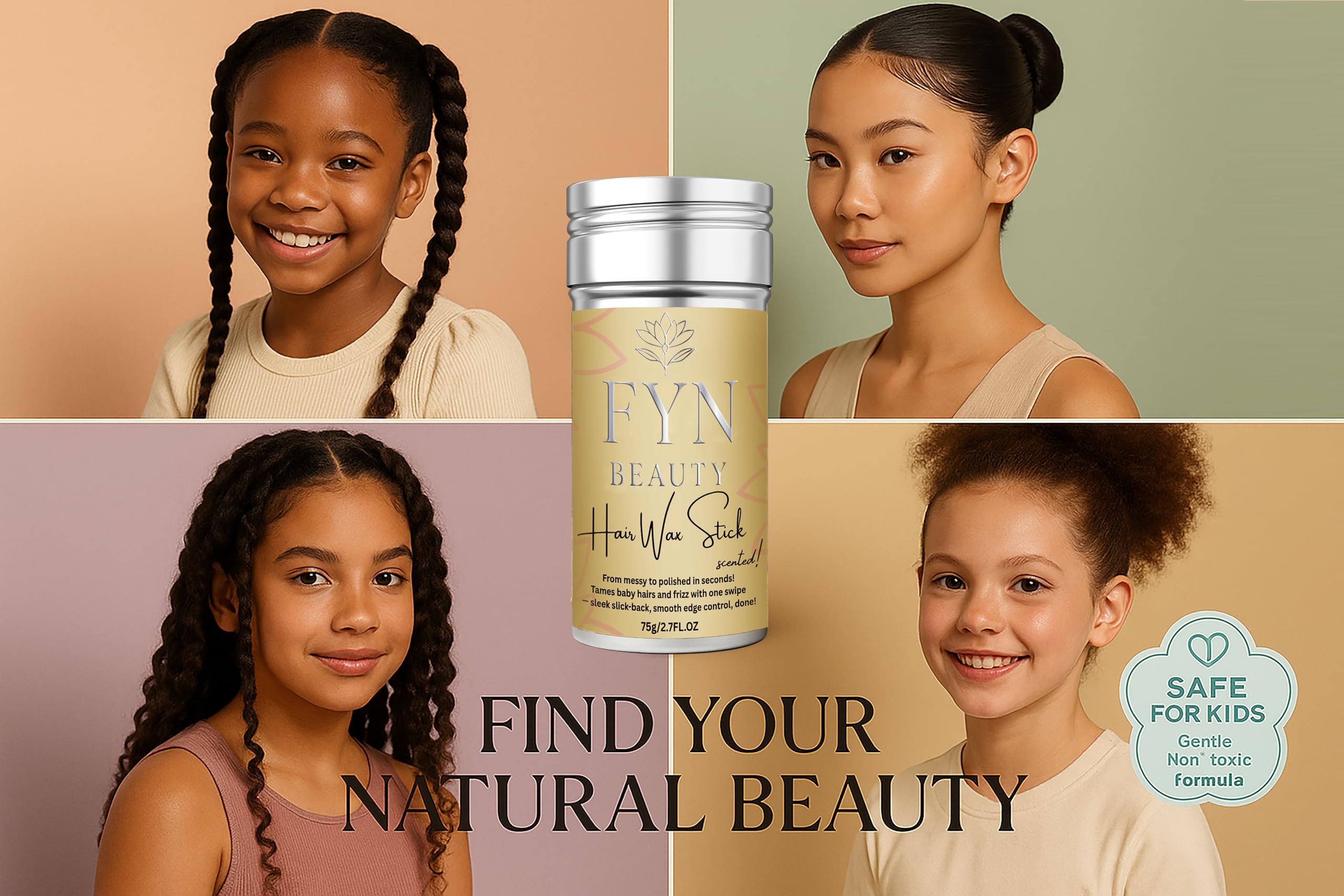 FYN Beauty Travel-Friendly Hair Wax Stick for on-the-go control