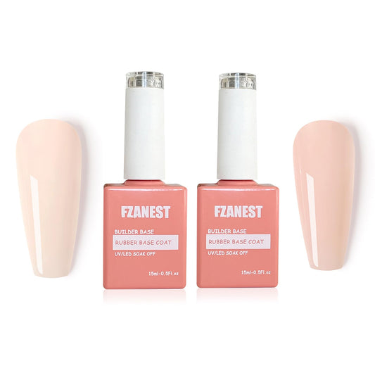 FZANEST builder gel bottle 15ml shows a thick texture for a durable natural nail base.