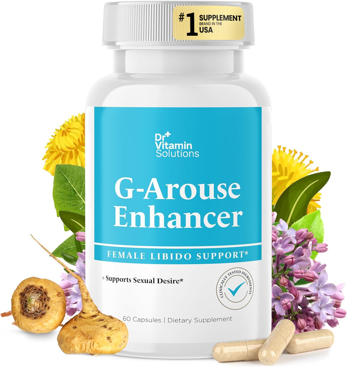 G-Arouse Enhancer for Women bottle on white background