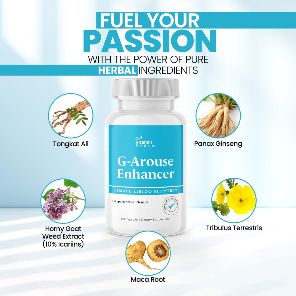 G-Arouse Enhancer packaging and label