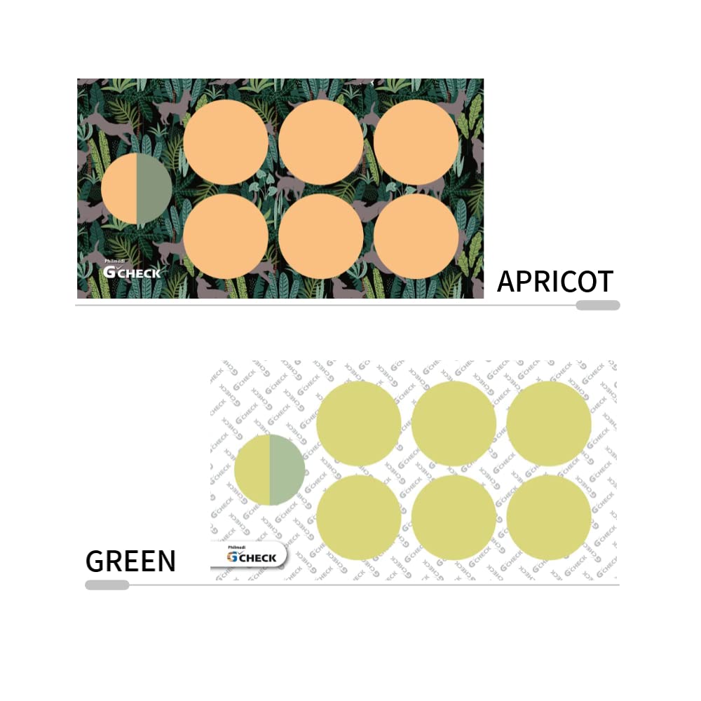 G-Check Green sticker held in hand