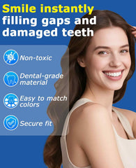Shaping tool for molding natural-looking teeth