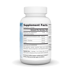 GABA Calm ingredients: GABA, taurine, glycine, and N-acetyl L-tyrosine