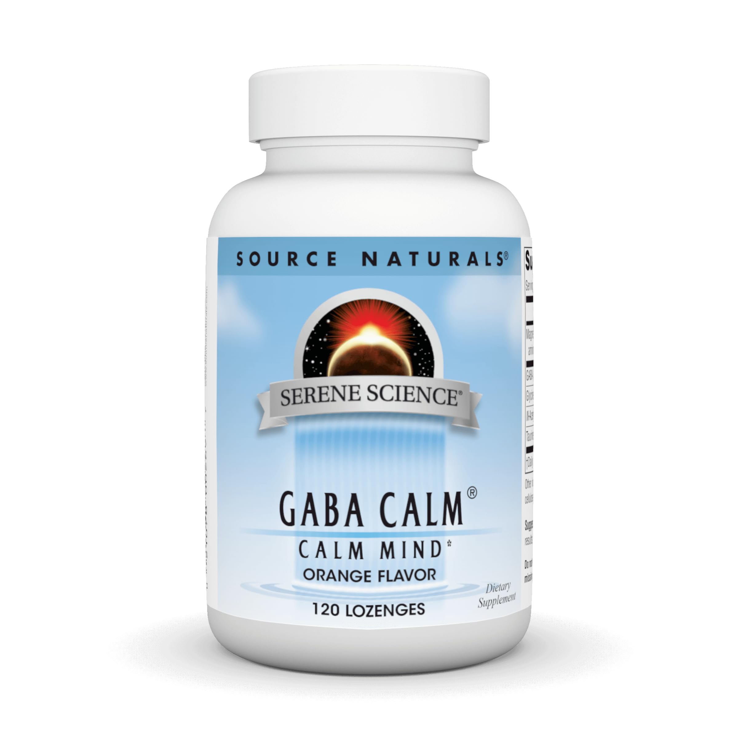 GABA Calm orange flavor lozenges, 120-count
