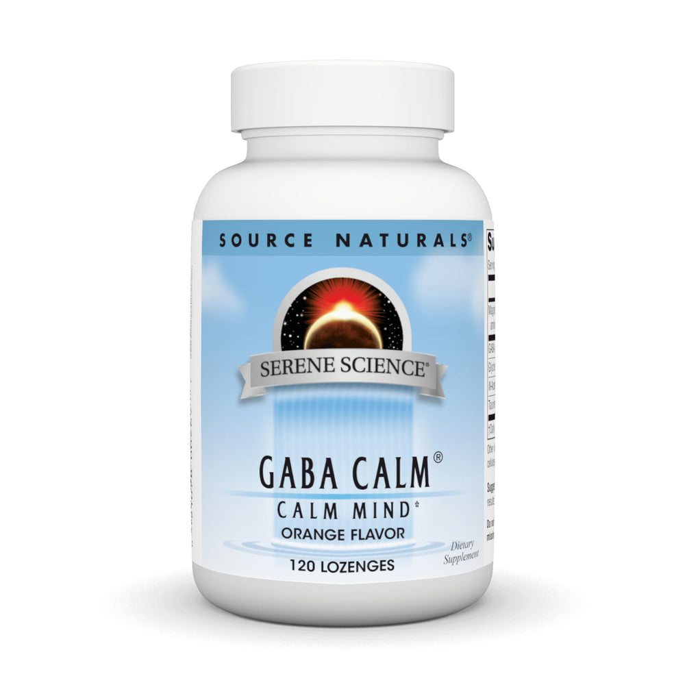 GABA Calm orange flavor lozenges, 120-count