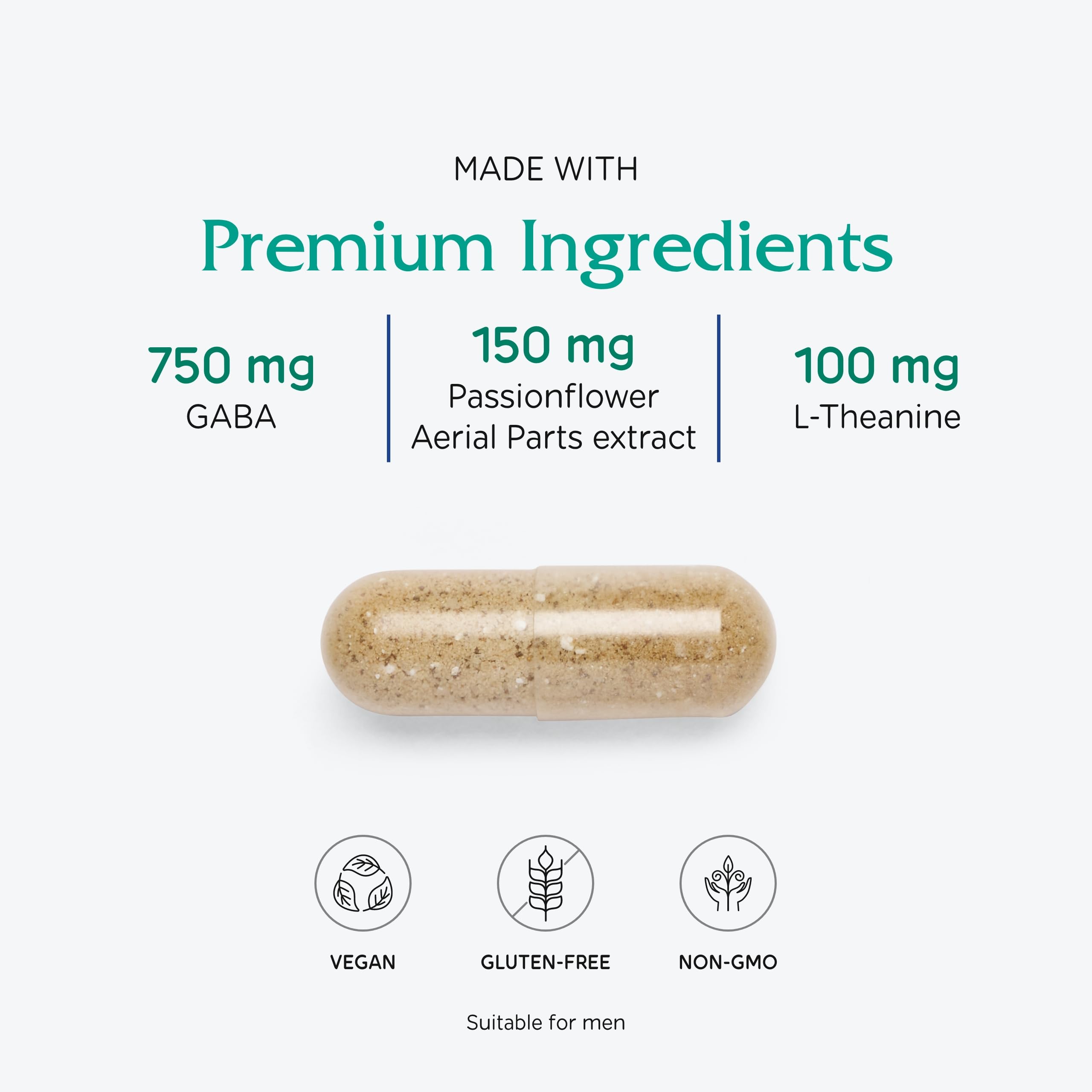 Vitanica GABA Ease vegan capsules package