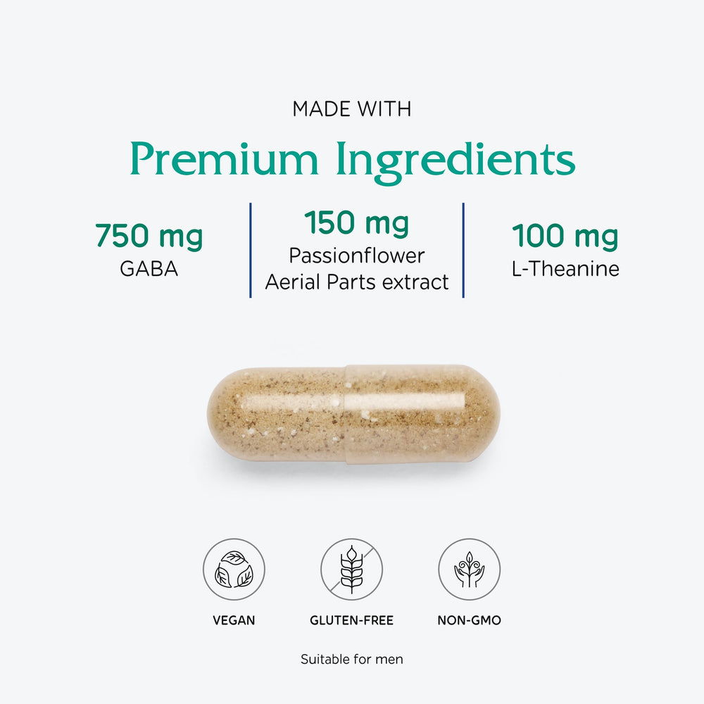 Vitanica GABA Ease vegan capsules package