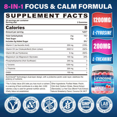 GABA and L-Theanine calm focus gummies