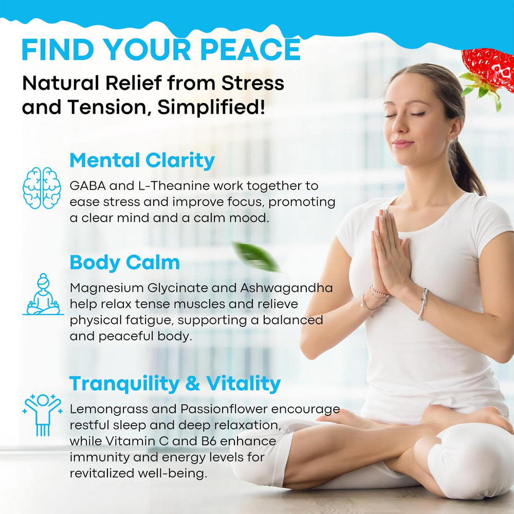 Illustration highlighting Magnesium Glycinate and other ingredients