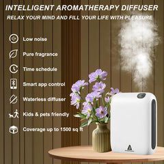 GABROGA Cold-air diffusion technology visual demonstrating dry nano-mist dispersion