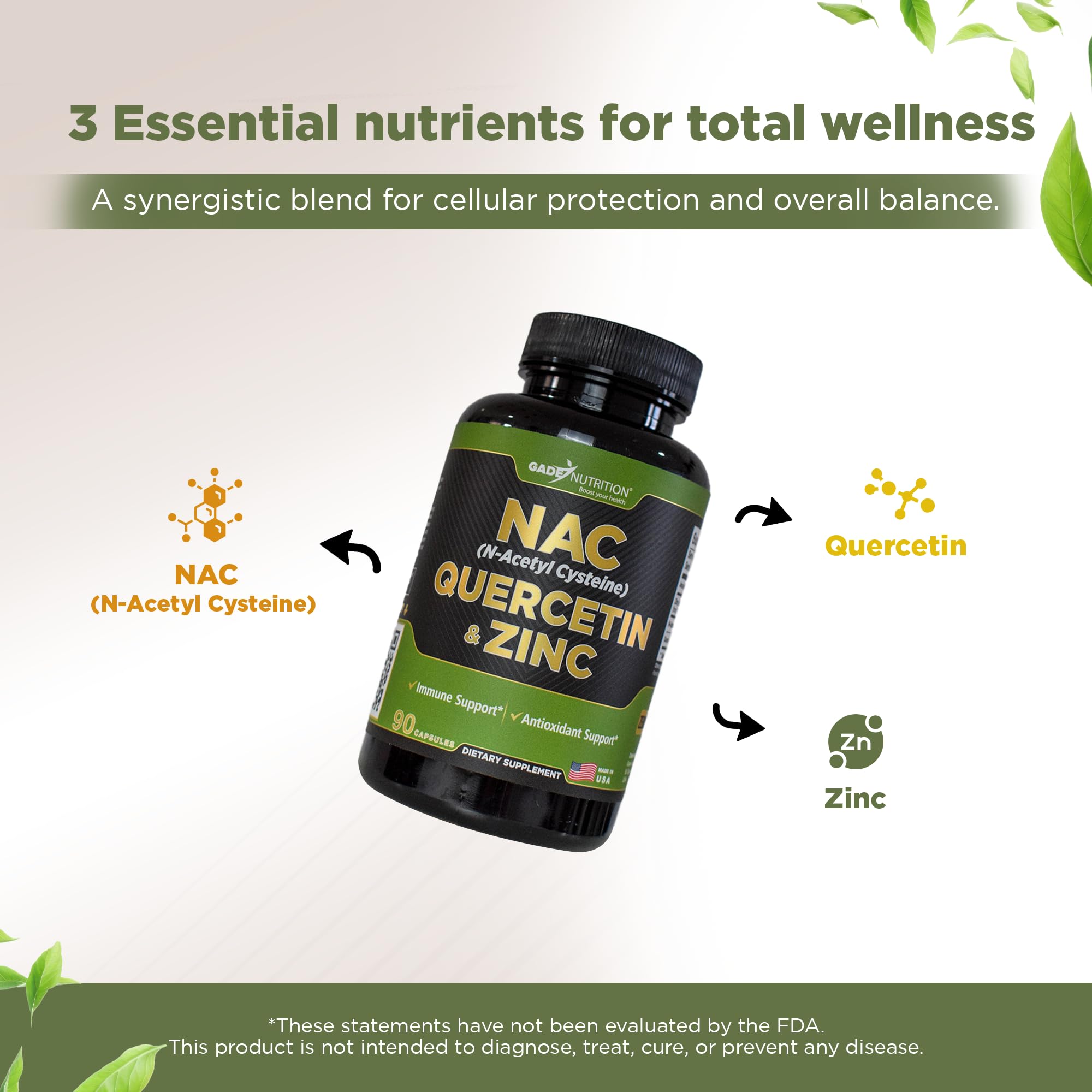 NAC ingredient detail for the supplement