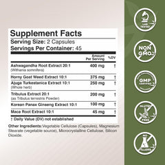 Ashwagandha and Maca energy and stamina blend image