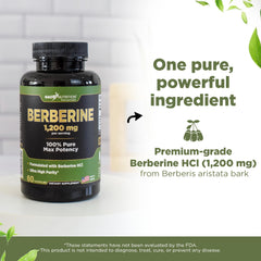 Supplement facts panel and bottle cap