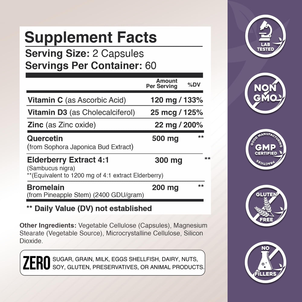 Gade Nutrition Elderberry berries highlight natural antioxidant support.