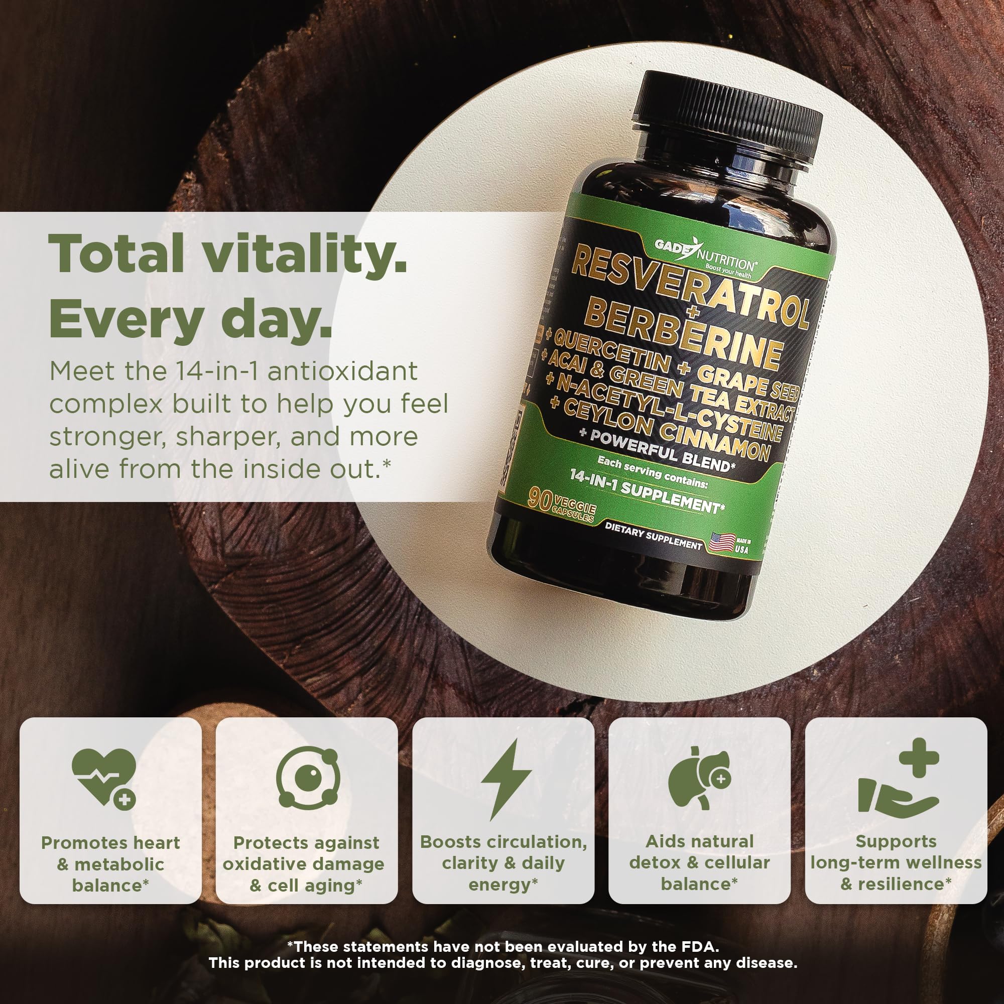 Grape Seed Extract antioxidant capsule background