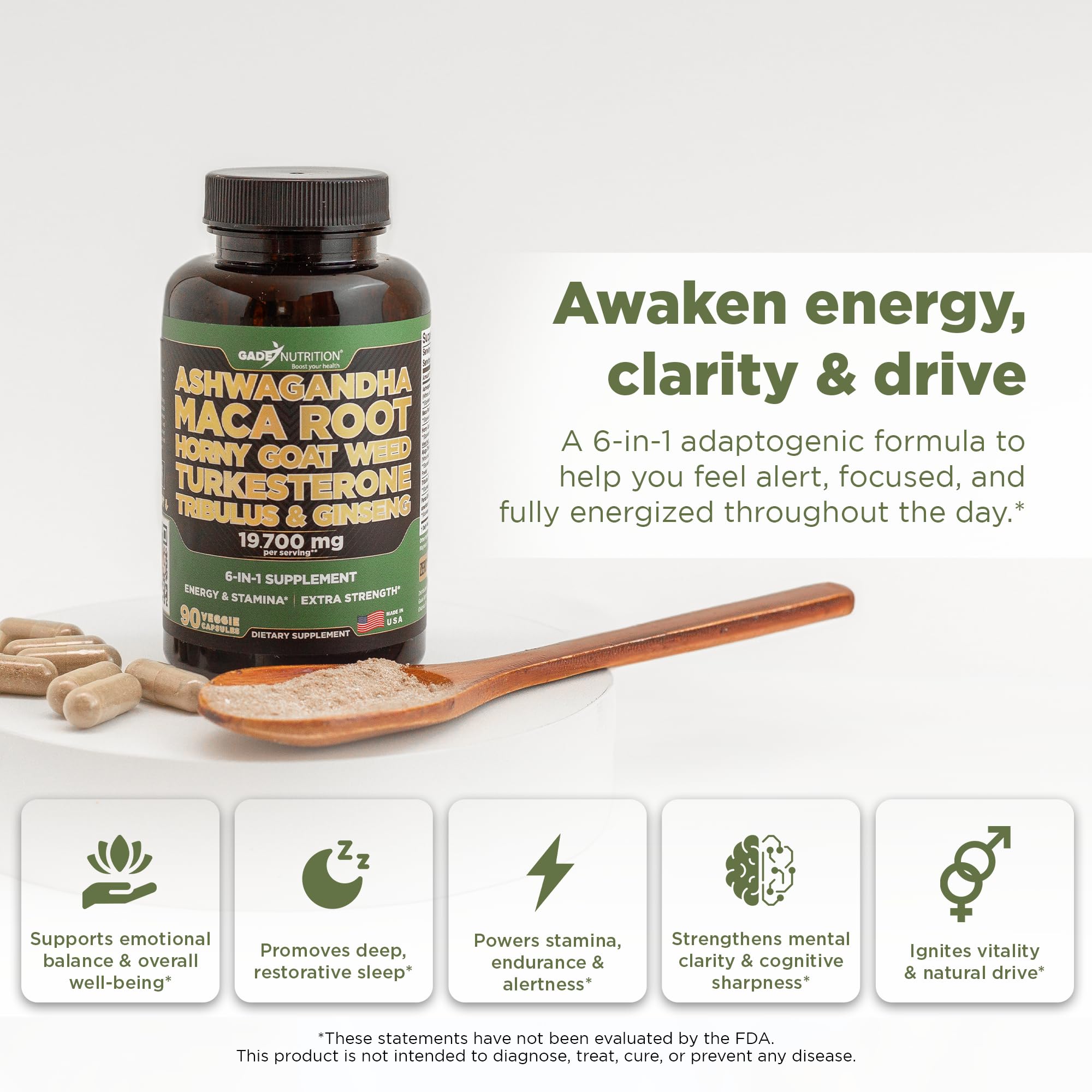 Horny Goat Weed with Ashwagandha supplement visual