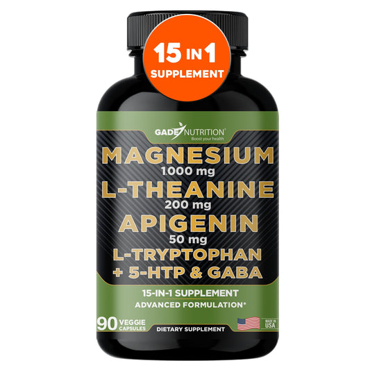 Gade Nutrition Magnesium Glycinate bottle label