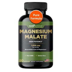 Gade Nutrition Magnesium Malate 1500 mg in vegetable capsules front view