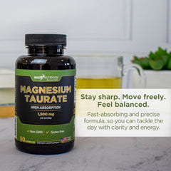 USA-made label on magnesium taurate packaging