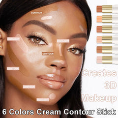 GADMLURY contour shade swatches on skin for buildable sculpting