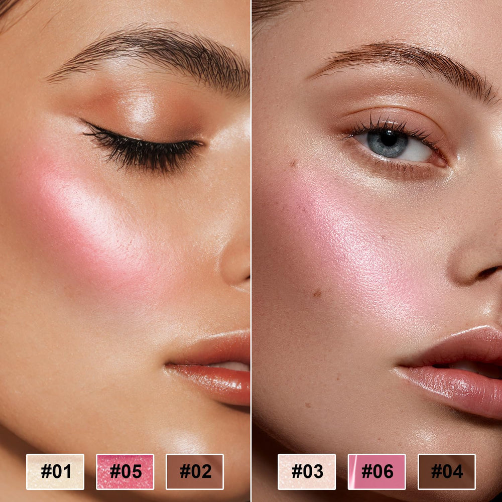 GADMLURY highlighter stick creamy glow for natural radiance.
