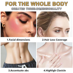 GADMLURY warm bronzer stick adds sun-kissed warmth.
