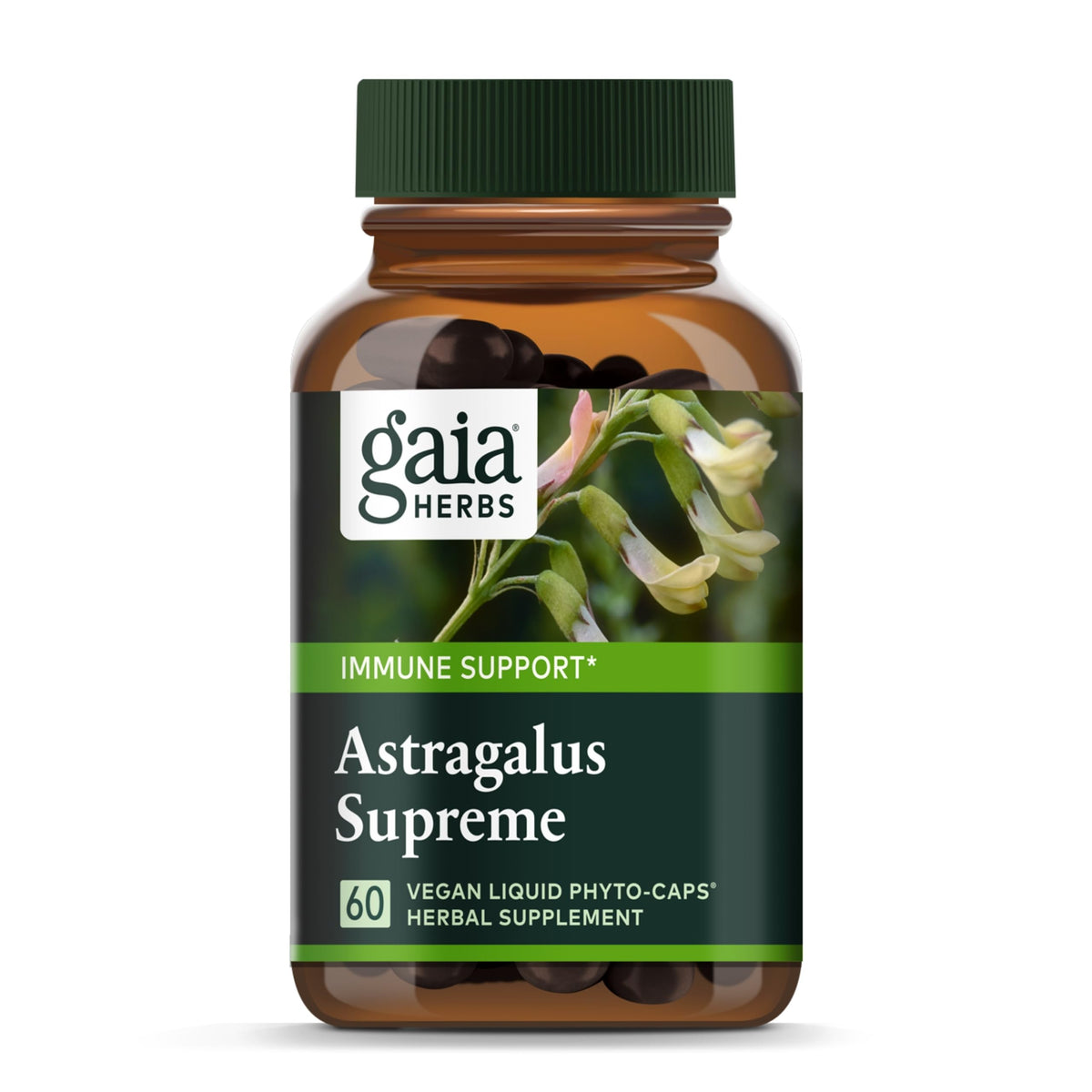 Gaia Herbs Astragalus Supreme bottle with label