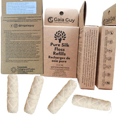 Gaia Guy eco-friendly dental care kit with silk floss