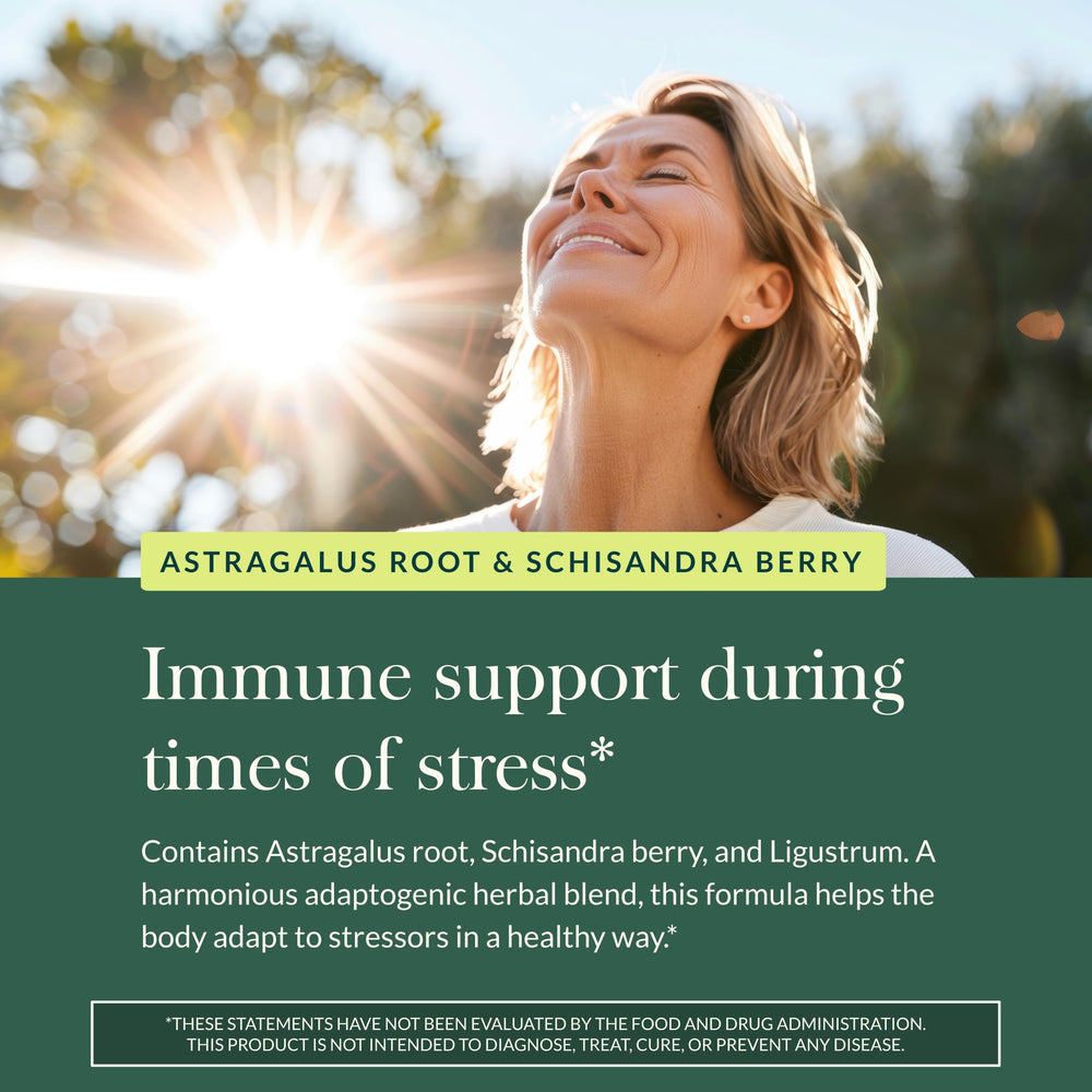 Gaia Herbs schisandra berry close-up highlighting vibrant berries and antioxidant support