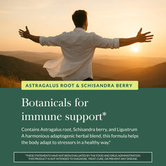 Gaia Herbs Astragalus Supreme label detail with batch information.
